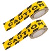 Chihutown 2pack Yellow Caution Tape, 1.97in x 65.6Ft Anti-slip Caution