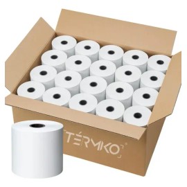 TERMIKO 80x80 térmico de 1 hoja de 55g blanco de 20 unidades por pack                                                                                 