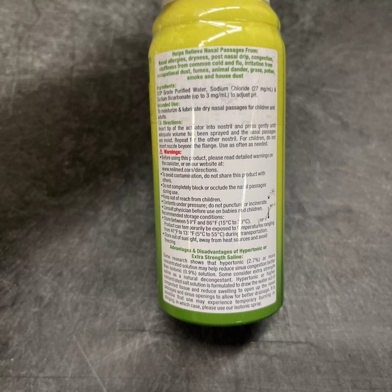 NeilMed NasaMist Hypertonic Extra Strength Saline Spray 4.5 oz -