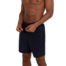 TCA Elite Tech Running Shorts Men's with Zip Pockets, blue, s