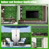 Artificial Grass Wall Panels, 20"x20" 6pcs Hedge Grass Backdrop, UV-Anti