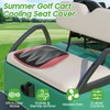 10L0L Golf Cart Cover Fits for Club Car （RED）