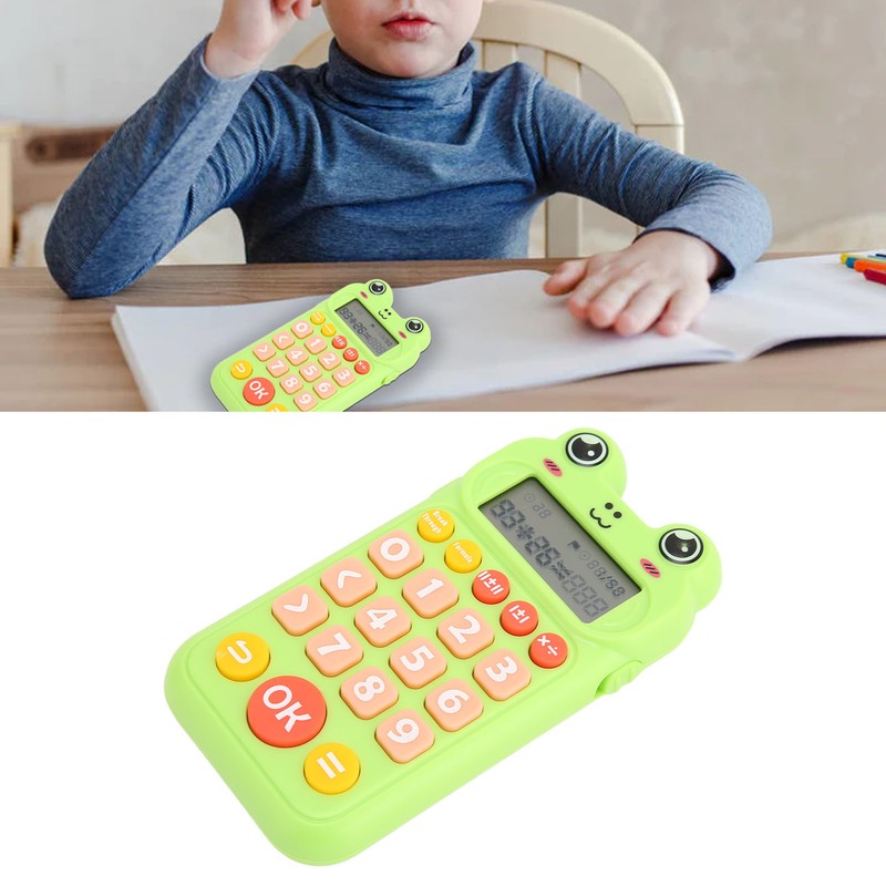 Kids Oral Arithmetic Toy Clear Voice Prompts LCD Screen Portable