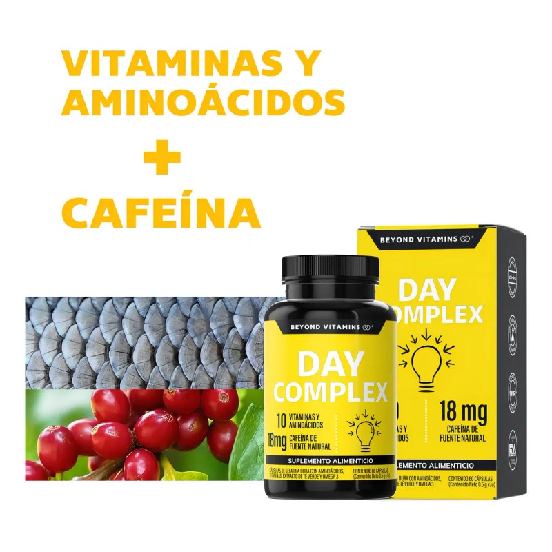 Day Complex Nootrpico Con Vitaminas Y Minerales Suplemento Energetizante Vital