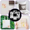 6PCS 6 Styles Moon and Star Stencils, Reusable Acrylic Templates,