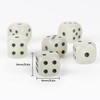 saijer Dice Set, 30 Pieces 16 mm Play Dice Glow