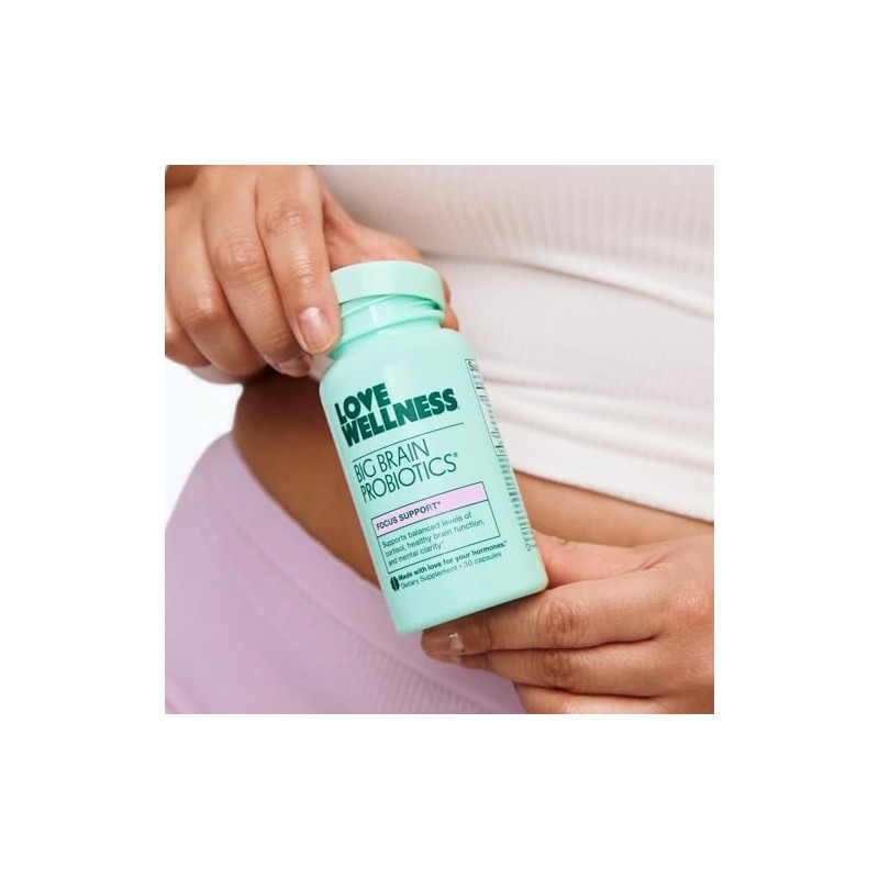 Love Wellness Suplemento Nootropics Brain Support, Big Brain Probiotics Función