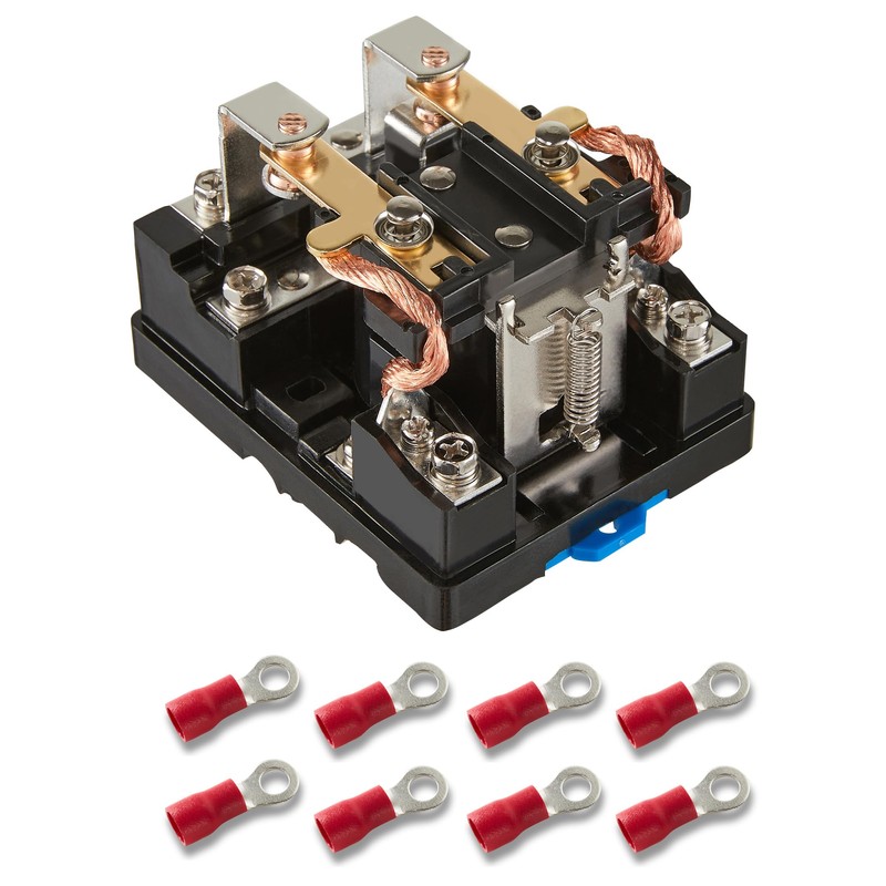 NVMIDTC JQX-62F-2Z DC 24V 80A Electromagnetic Relay Set with Ring