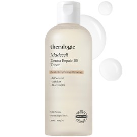 Theralogic Madecell Derma Repair B5 Toner - Inner Skin Moisturizing & Soothing Essence Toner for Sensitive Skin with Dexpantenol & Madecassoside - Hypoallergenic, Vegan, Fragrance Free, 9.48 fl.oz.