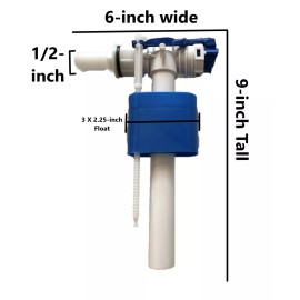 NUFLUSH Vitra Side Mounted Entry Fill Valve