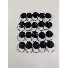 ZenEclipse Blackout Window Cover Black Replacement Suction Cups-Set of 20