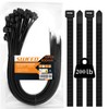 SWEED Pack of 50 600 mm Cable Ties Black Long