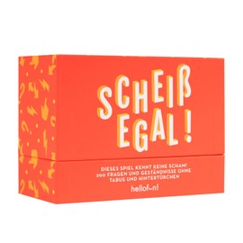 Hellofun! SchEIßEGAL!, The Funniest Board Game for Adults, 200 Questions and Confessions without Shame and Embarrassment