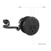 BBF 2-inch Desktop Power Grommet with AC Outlet and USB-A/USB-C