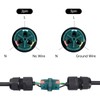 IP68 Waterproof Cable Connector 3-Pin Earth Cable Connection Sleeve for
