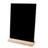 HEALLILY Wooden Tabletop Chalkboard with Stand Mini Chalkboard Signs Desktop