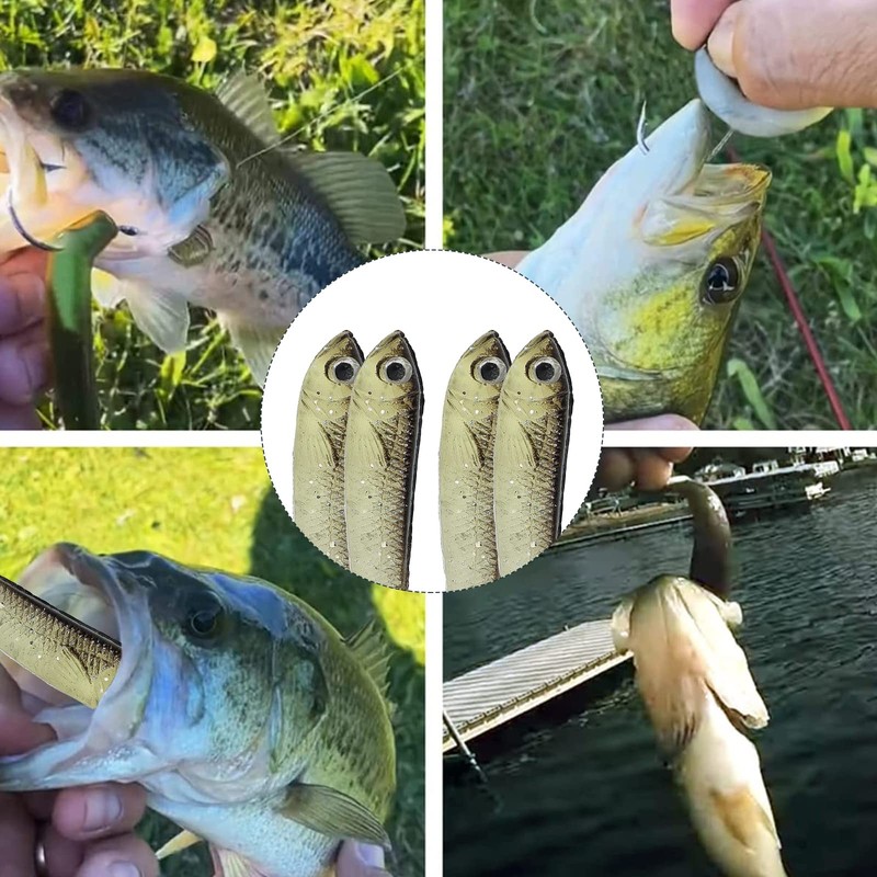 Soft Bionic Fishing Lure, Fishing Lures Bait Swimbaits Slow Sinking