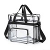 Bolsa Transparente Mujer Cosmetiquera Neceser Crossbody PVC para Concierto