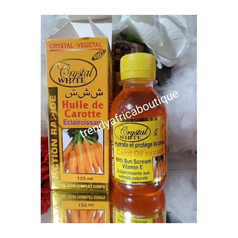 SUPREME Crystal White Lightening Carotte Oil With Sun Screen &