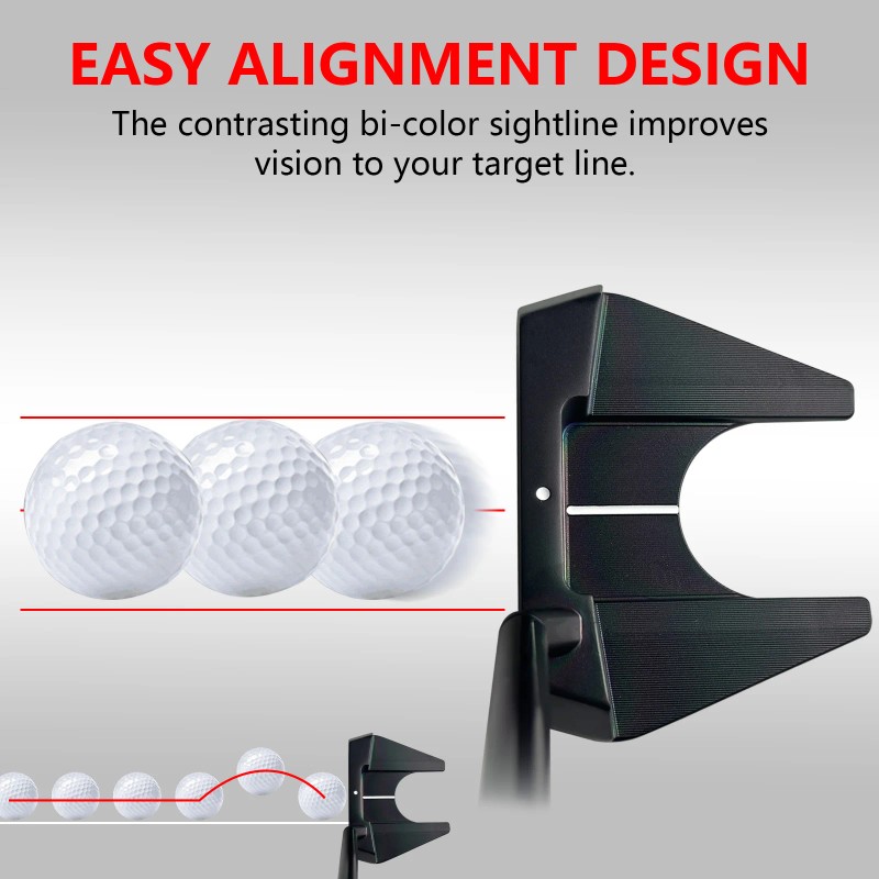 New Trend CNC Taper Putter Perfect Quality Polished Black Color