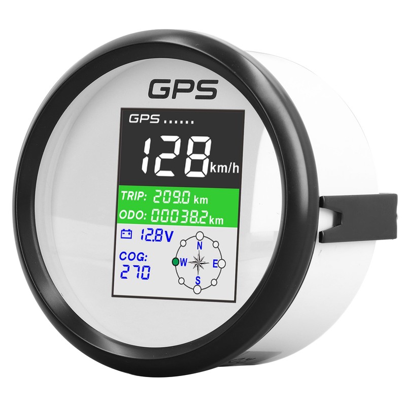 85mm GPS Speedometer Knot Mph Km/H Multifunction DC9‑32V TFT Screen