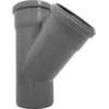 KACZMAREK Grey PP T-piece connector DN 40 x 40/45° with