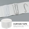 Curtain Tape Heavy-Duty Cotton Drapery Tape for DIY Curtains 500cm