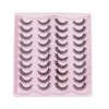 Natural False Eyelashes, 20 Pairs Wispy Cat Eye Look Faux