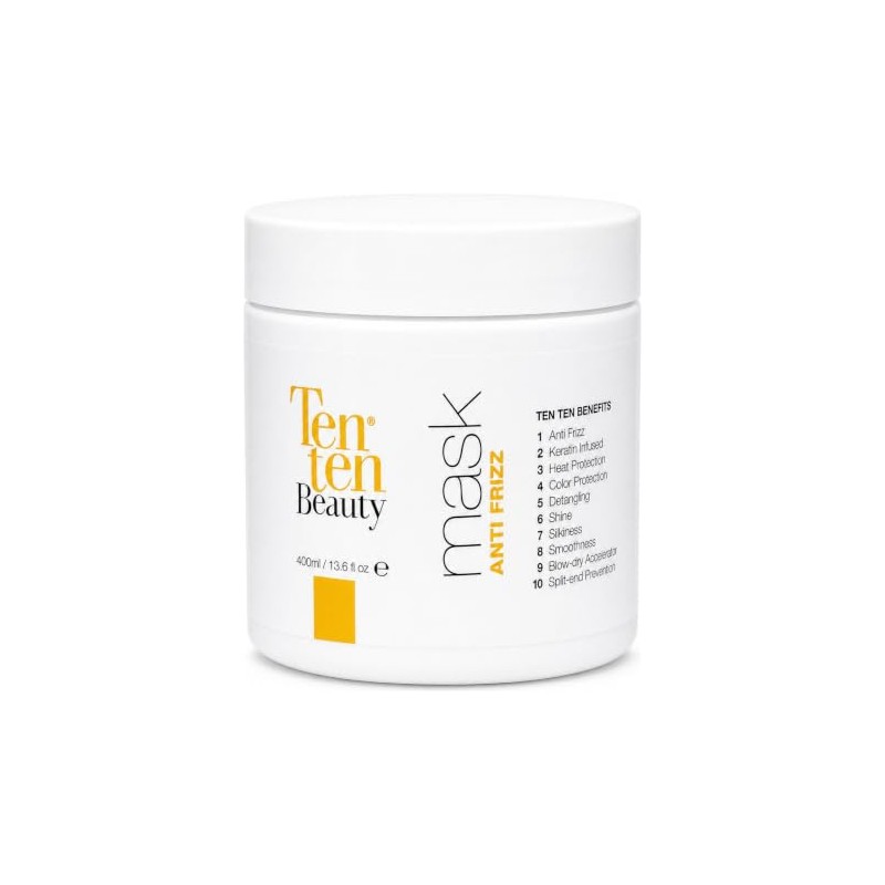 TEN TEN Mascarilla Anti Frizz Keratina Tarro 400 ml
