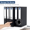 POERMA Storage File Boxes A4, 6 Pack Foldable File Box