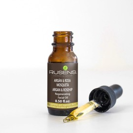 Rusens - Aceite Regenerante y Antiedad de Argn Orgnico y Rosa mosqueta 100 natural, Disminuye Lneas de Expresin y Regenera la Piel