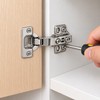 10PCS Stainless Steel Soft Close Cabinet Door Hinges with Screws