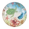 UPware 16 Piece Sea Turtle Melamine Dinnerware Sets, Outdoor Dishes