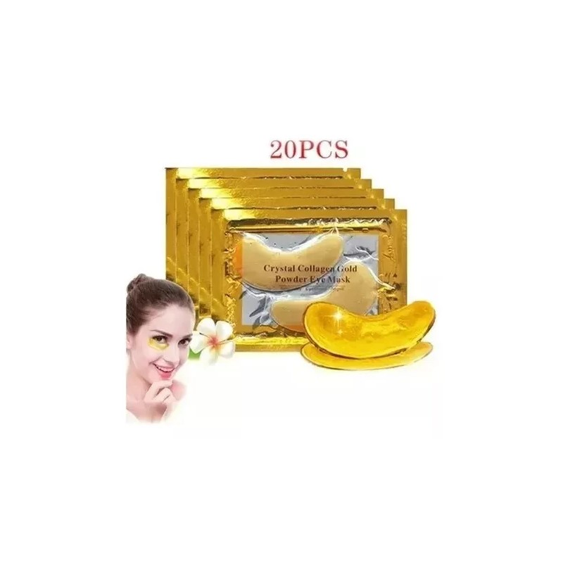 Marron Shop 20 Parches Para Ojos Con Colageno Oro Parche