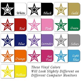 Star Decoration Vinyl Decal Sticker (ST-02)