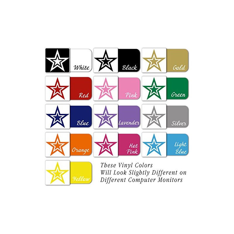 Star Decoration Vinyl Decal Sticker (ST-02)