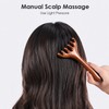 Hailicare Wooden Six-Claw Scalp Massage Comb for Manual Head Care