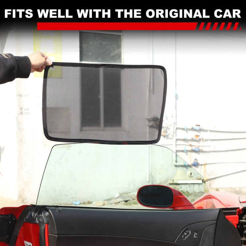 autopart2021 Car Window Screen Sun Shade Mesh Cover Windshield For