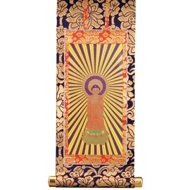 Honzon Wall Scroll [Small Size] Nishi Amida [Jodo Shinshu Honganji School]