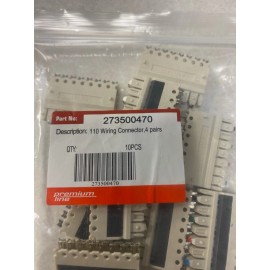Premium Line 110 connecting block, 4-pair, 10 Pack