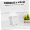 ULTECHNOVO 10 Sets Small Plastic Nursery Pots with Trays Ventilated