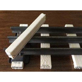 Lionel MODEL RAILROAD TIES FOR LIONEL O GAUGE/SCALE TUBULAR TRAIN TRACK | 100 pieces