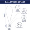 Nicoone 100 PCS Bungee Cords with Balls,6 Inch Marquee Toggles