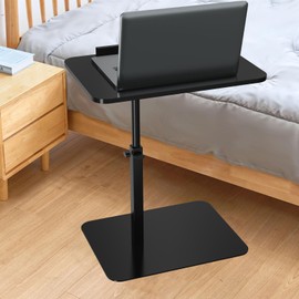 C Table for Sofa, 360° Swivel Small Side Table, C Table Adjustable Height, Living Room/Bedroom Small C Side, Tables for Small Spaces Table, Living Room Table, Bedroom Table, Bedside Table(ferrous)