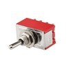 Heschen Small Toggle Switch, MTS-403, ON-OFF-ON, 4PDT, 12-Pin, 2A, 250V,