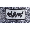 Nebelkind Snapback Cap With Lines, Black & White 6-Panel Cap,