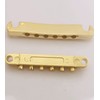 HENGYEE Gold Roller Saddle Tune-O-Matic Guitar Bridge Tailpiece for Gibson