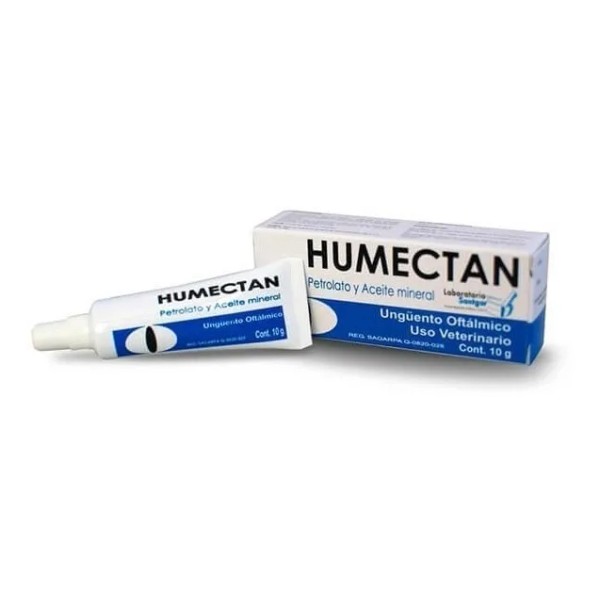 Humectán Ungüento Oftálmico 10 Gr Queratitis Perros Y Gatos