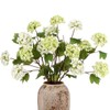 Riceshoot 6 Pcs Hydrangea Artificial Flowers, 30Inch Faux Silk Hydrangea