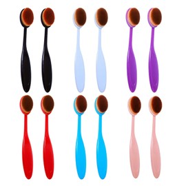 12 Craft Blending Brushes, Paint Applicator Brushes, Ink Blending Brushes, Makeup Brushes, Foam Brushes, Background Stencil Brushes, Suitable for Art Painting, Crafts, Makeup